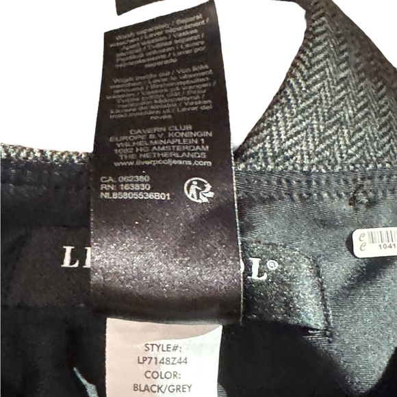 Stylish Gray pull on Wide-Leg Pants Liverpool 0P EUC - Picture 5 of 5